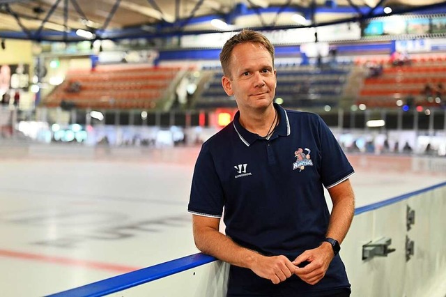 Jochen Veit im Eisstadion in Iserlohn  | Foto: privat