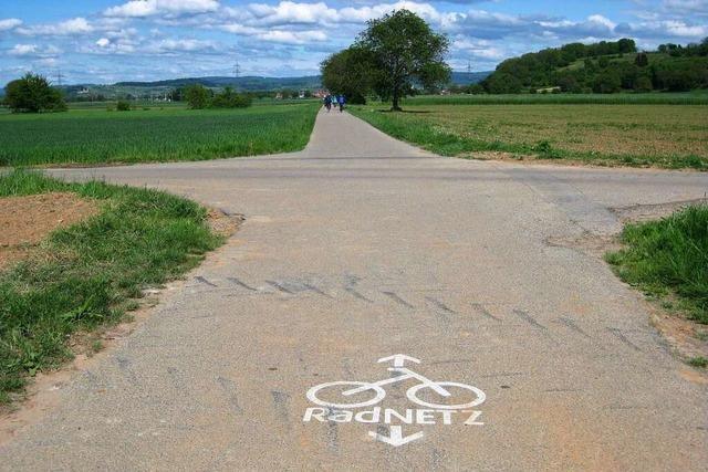 Im Radwegenetz im Kreis Emmendingen klaffen Lcken