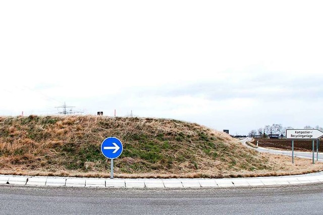 Hat der Erdhgel eine Bremswirkung fr...ieder des Ortschaftsrates Wittenweier.  | Foto: Heidi Fel