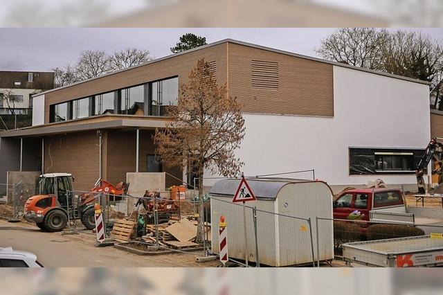 Neue Halle soll Ende April fertig sein