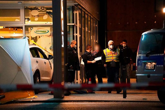 Schsse an Supermarkt in Kirchheim unter Teck  &#8211;  zwei Tote  | Foto: Kohls (dpa)