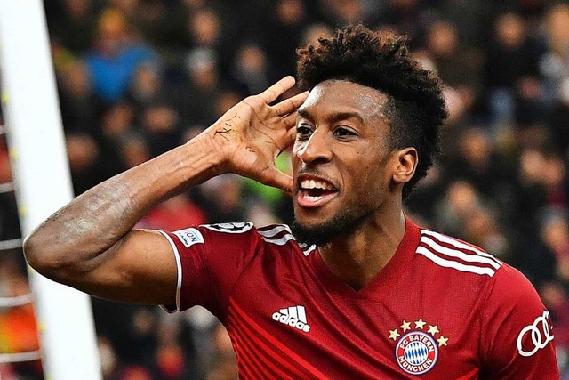 Bayerns Ausgleichstorschtze Coman  | Foto: KERSTIN JOENSSON (AFP)