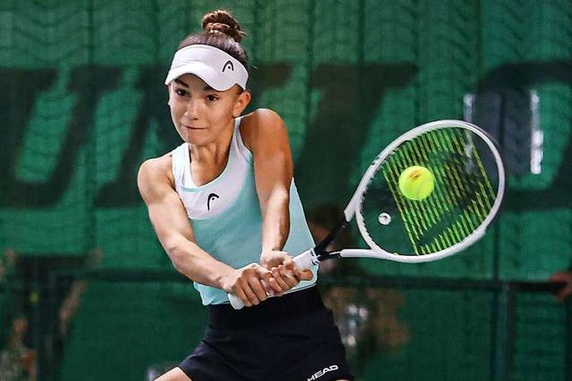 Julia Stusek – ein Tennistalent aus Rheinfelden will bald Grand Slams spielen