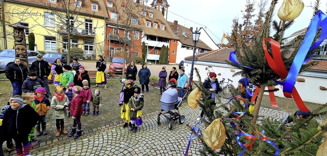 Fasnet 2022 in Kenzingen: Zahlreiche K...in viele kleine Narrenbume beteiligt.  | Foto: Narrenzunft Kenzingen