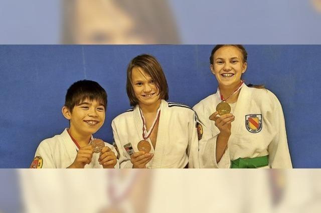 Medaillenregen bei den Judokas