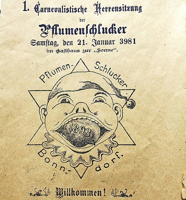 Eine Raritt: Nrrische Anzeige zur &#...rzwlder Zeitung in Bonndorf von 1893.  | Foto: Erhard Morath