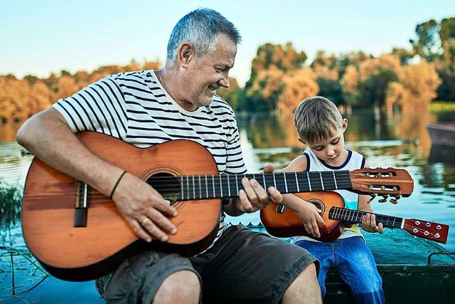 Wenn das Talent fr Musik in der Famil...es an die Kinder weitergegeben werden.  | Foto: Zeljko Dangubic