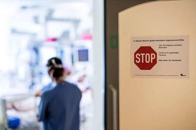 Covid-Patienten werden auf verschieden...erausforderung fr das Pflegepersonal.  | Foto: Britt Schilling (Uniklinik Freiburg)