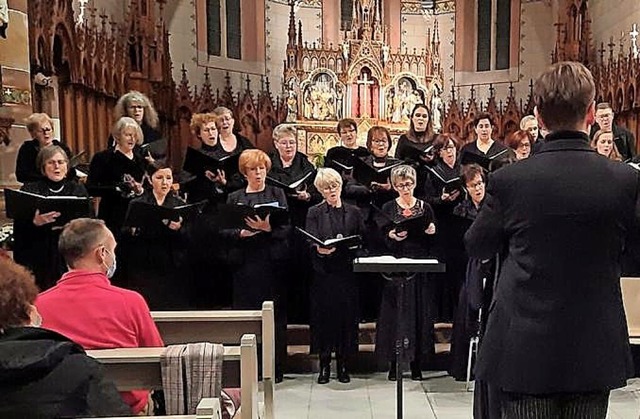 Nach erfolgreichen Konzerten zur Weihn...e Vocalys nun an   neue Chorliteratur.  | Foto: Kaufmann-Spachtholz