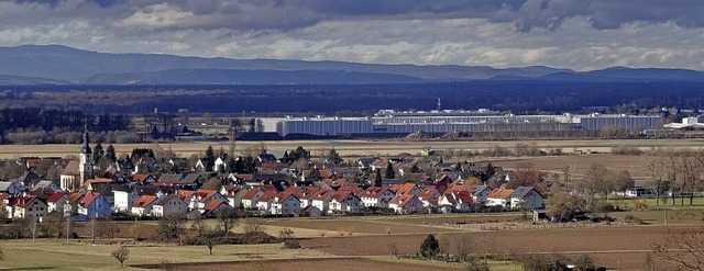 Blick auf Hugsweier vom Schutterlindenberg  | Foto: Alfred Arbandt