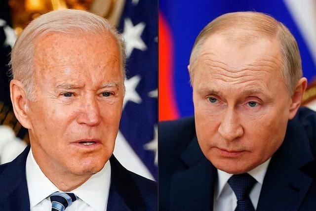 Gipfel zwischen Biden und Putin zur Russland-Ukraine-Krise geplant