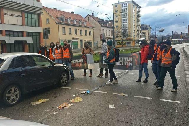 Erneute Blockade der B31 in Freiburg nach 30 Minuten aufgelöst