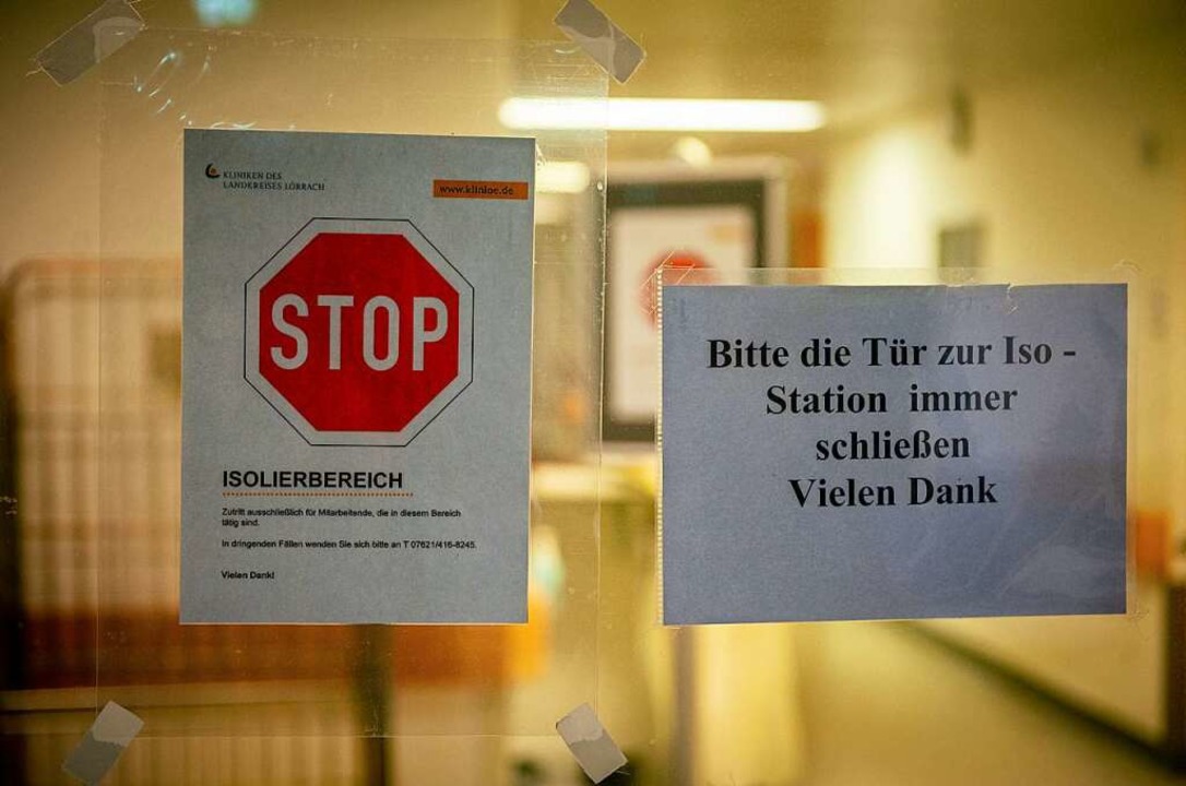 Solange die Covid-19-Patientenzahl hoc...n im Lörracher Kreiskrankenhaus geben.  | Foto: Jonas Hirt