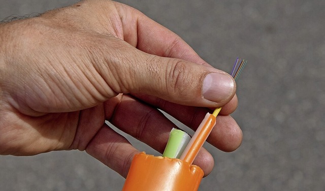 Dieses kleine Kabel kann  knftig eine...eiche Datenbertragung sicherstellen.   | Foto: Stiegeler GmbH