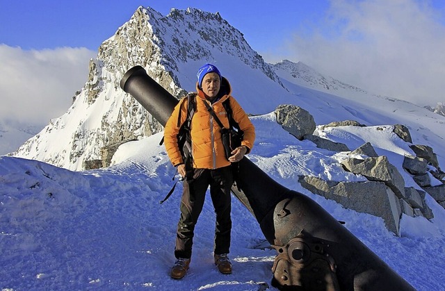 Bergfhrer Walter Belotti im Gebirge  | Foto: Walter Belotti