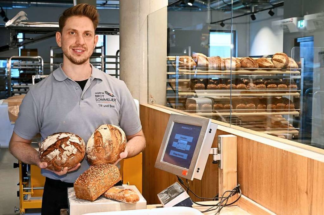 Brotsommelier Till Gurka in seinem Laden  | Foto: Thomas Kunz