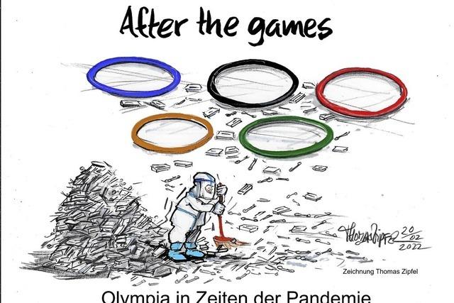 Olympische Kehrwoche in China