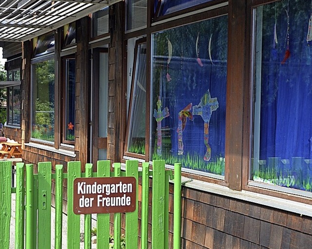 Der Kindergarten der Freunde soll laut CDU in Gemeindehand bleiben.  | Foto: Victoria Langelott