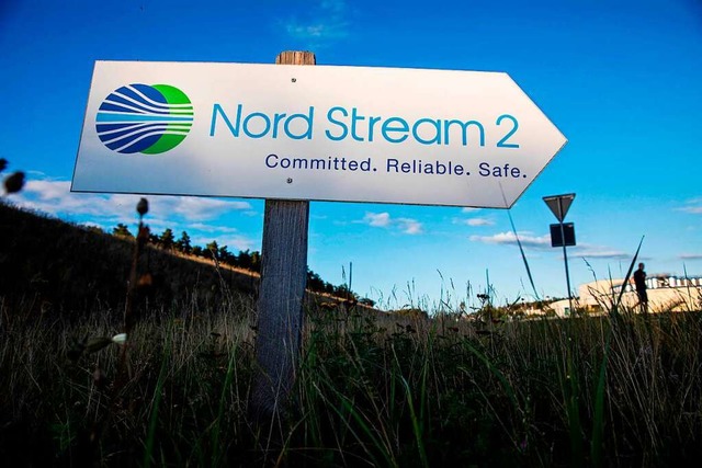 Die Bundesregierung hat Nord Stream 2 gestoppt.  | Foto: ODD ANDERSEN (AFP)