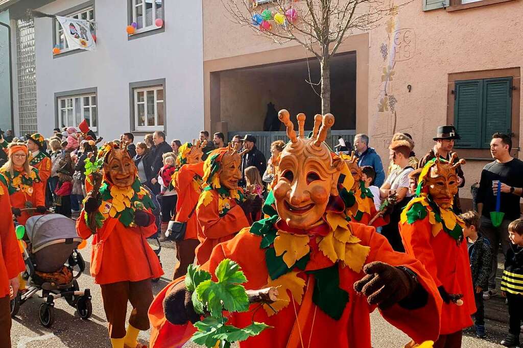 Freundlich Sehen Die Masken Der Burkheimer Schnecken Aus Vogtsburg Badische Zeitung 5340