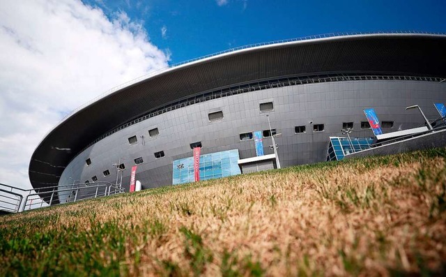 Die Gazprom-Arena in St.Petersburg  | Foto: Tim Goode (dpa)