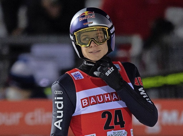 Andreas Wellinger, hier beim Weltcup in Klingenthal  | Foto: Hendrik Schmidt (dpa)