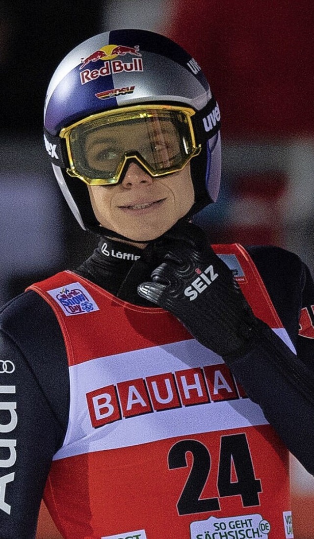 Skispringer Andreas Wellinger, hier beim Weltcup in Klingenthal  | Foto: Hendrik Schmidt (dpa)