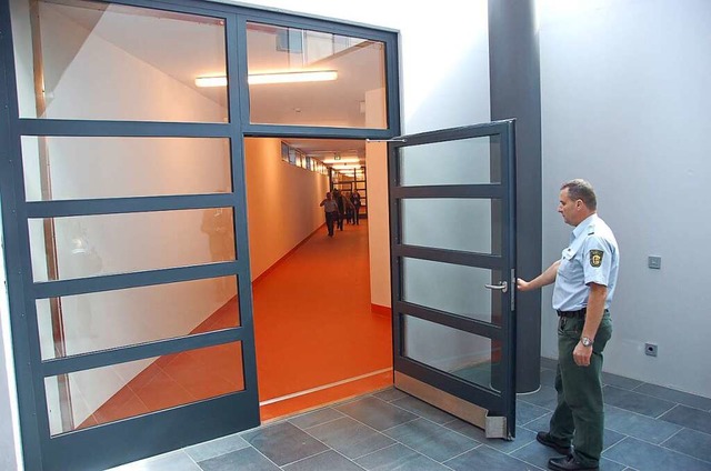 Der unterirdische Zugang zu den Besuch...der Offenburger Justizvollzugsanstalt.  | Foto: Helmut Seller