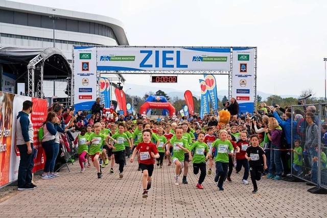 Am Marathon-Wochenende Anfang April gibt es Programm fr Gro und Klein