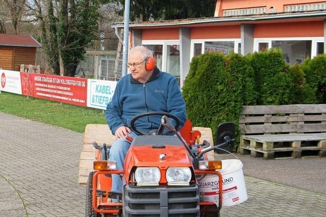 Der Herr des Stadions: Lothar Heuberger ist tglich beim OFV aktiv