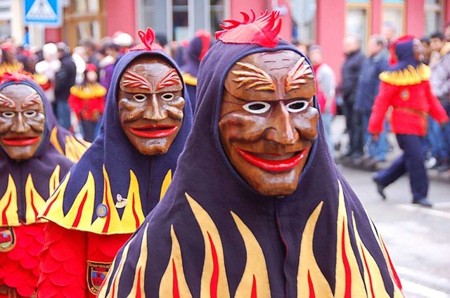 Die Feuerteufel der Narrenzunft Kollnau  | Foto: Sylvia Timm