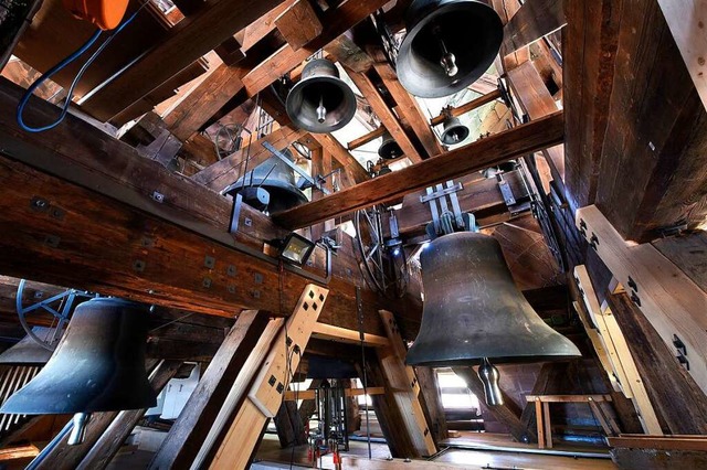 Auch die Glocken im Freiburger Mnster sollen am Sonntag um 18 Uhr luten.  | Foto: Thomas Kunz