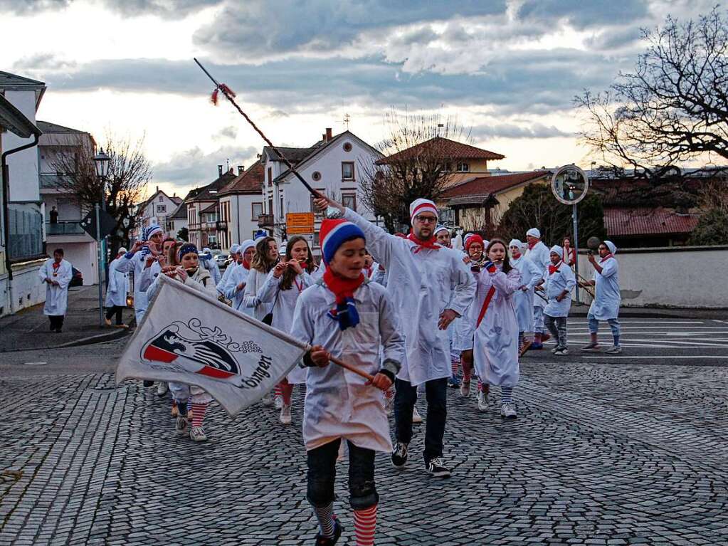 Szenen vom Fasnetsauftakt am Donnerstagabend in Endingen