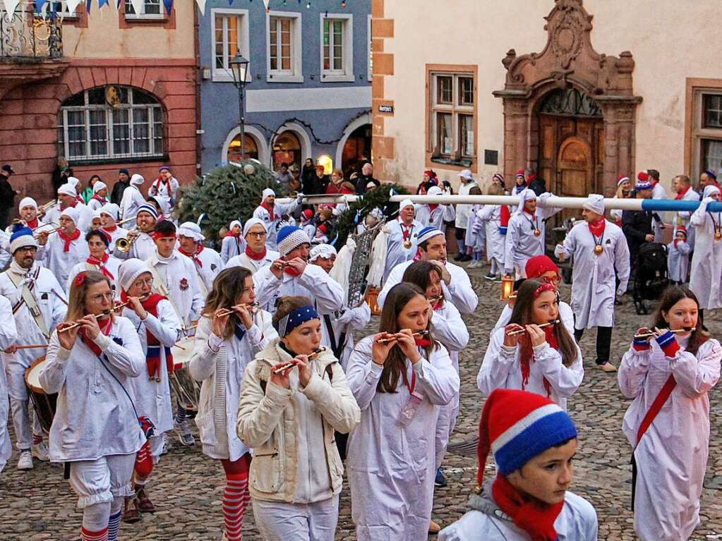 Szenen vom Fasnetsauftakt am Donnerstagabend in Endingen