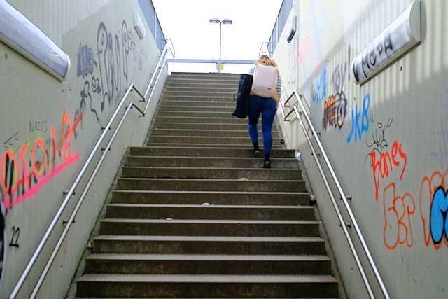 Am Bahnhof Schliengen sind Rollstuhlfahrer aufgeschmissen