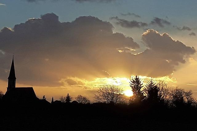 Abendstimmung ber Grafenhausen