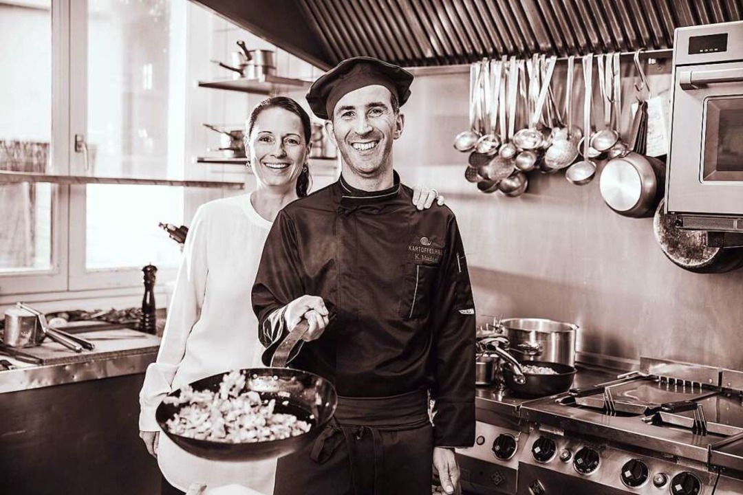 Bettina Bachmann und Karim Madani  &#8211; die Inhaber des Kartoffelhauses  | Foto: Britt Schilling