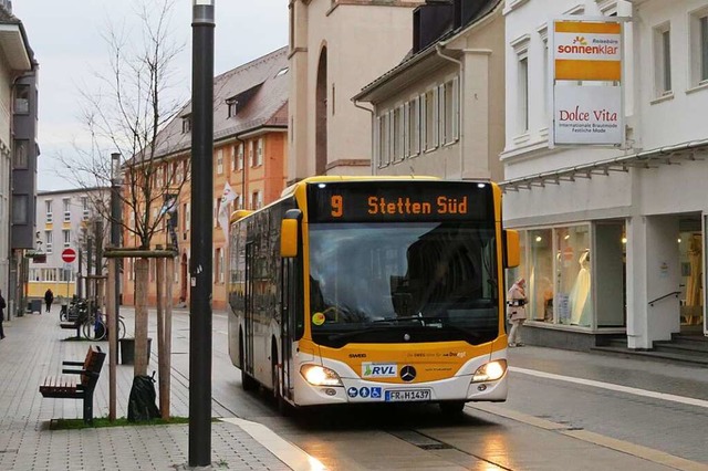 Der Stadtbus sorgt fr Debatten.  | Foto: Peter Gerigk