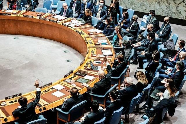 Russland-Resolution scheitert im UN-Sicherheitsrat
