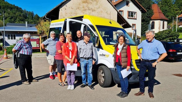 Der elektrobetriebene Brgerbus - hier...bilittskonzepts im Kleinen Wiesental.  | Foto: Gerald Nill