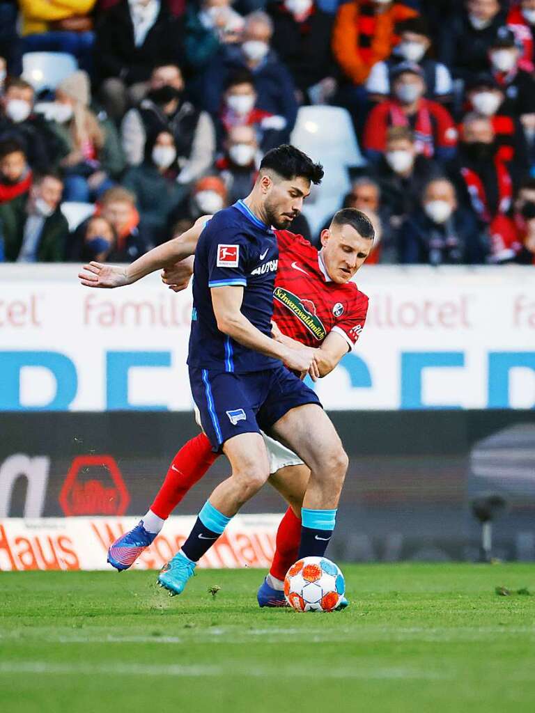 SC Freiburg gegen Hertha BSC – das Spiel in Bildern.