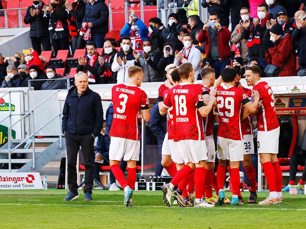 SC Freiburg gegen Hertha BSC – das Spiel in Bildern.