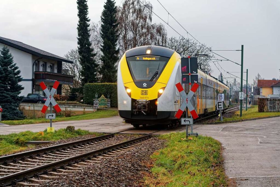 In etwas mehr als zwei Wochen sollen w...West-Achse der Breisgau-S-Bahn fahren.  | Foto: Martin Wendel