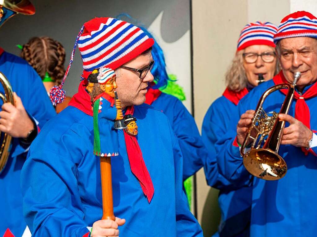 Die Gndelwanger Musik sorgte fr den richtigen Ton.