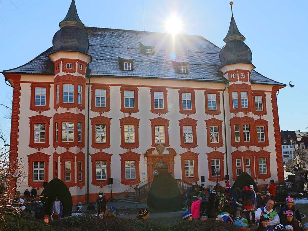 Ein besonderer Tag mit besonderen Momenten war der Fasnetsonntag mit der Kinderfasnet im Schlosshof.