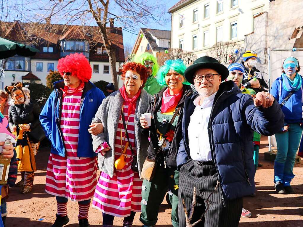 Stimmungsvolles, ausgelassenes Treiben herrschte den ganzen Nachmittag im Schlosshof.