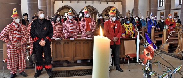 Beim kumenischen Fastnachtsgottesdien...Frohsinn und Besinnlichkeit gehalten.   | Foto: Markus Zimmermann