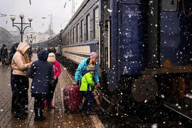 Hunderttausende Menschen aus der Ukraine sind auf der Flucht