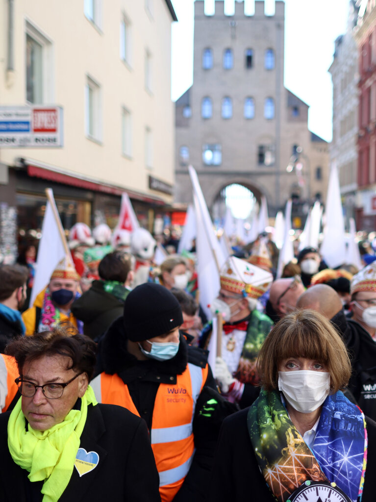 Protestmarsch statt Frohsinn