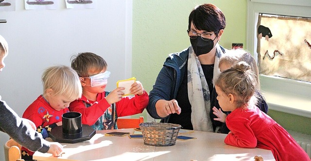 Die Kinder fhlen sich nach den Umbaua...die Vereine im Brgerhaus Schwaningen.  | Foto: Yvonne Wrth